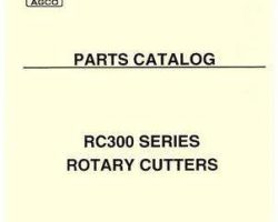 AGCO 3643664M92 Parts Book - RC360 / RC372 Rotary Cutter