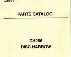 AGCO 3643670M91 Parts Book - DH266 Disc Harrow