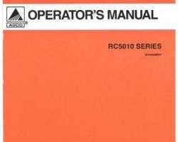 AGCO 3644299M91 Operator Manual - RC5010 Series Cutter (rotary)