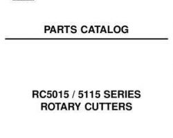 AGCO 3644302M92 Parts Book - RC5015 / RC5115 Rotary Cutter