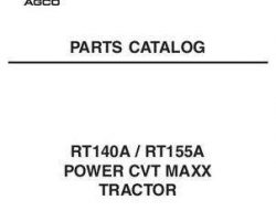 AGCO 3906005M4 Parts Book - RT140A / RT155A Tractor (PowerMaxx CVT, tier 2)