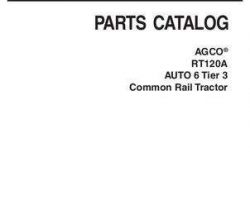 AGCO 3906145M10 Parts Book - RT120A Tractor (Auto 6, tier 3)