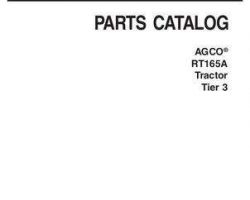 AGCO 3906207M6 Parts Book - RT165A Tractor (tier 3)