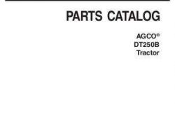 AGCO 3906222M8 Parts Book - DT250B Tractor