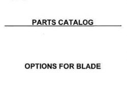 AGCO 4263313M1 Parts Book - Blade (options)