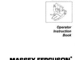Massey Ferguson 4263569M1 Operator Manual - 8300101 Quick Hitch & Subframe