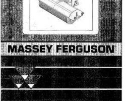 Massey Ferguson 4263576M1 Parts Book - 8303001 Rotary Broom (options)