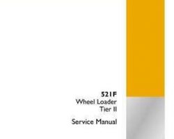 Case Wheel loaders model 521F Service Manual