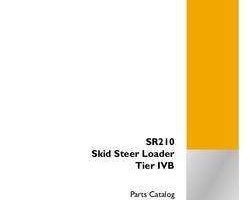 Parts Catalog for Case Skid steers / compact track loaders model SR210