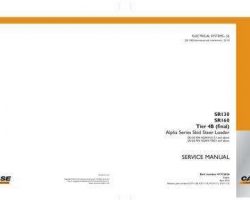 Case Skid steers / compact track loaders model SR160 Service Manual