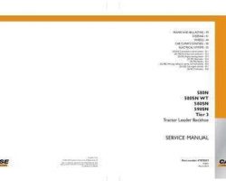 Case Loader backhoes model 580N Service Manual