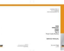 Case Loader backhoes model 580N Service Manual