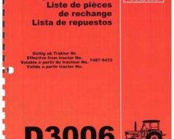 Deutz Fahr 5000691 Parts Book - D3006 Tractor