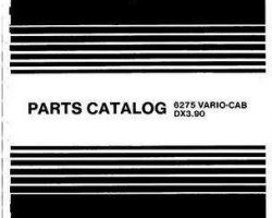 Deutz Allis 5000848 Parts Book - 6275 / DX3.90 Tractor (ROPS & Vario Cab)