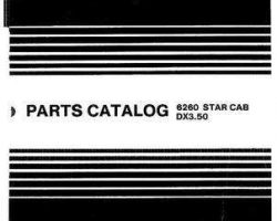 Deutz Fahr 5000851 Parts Book - 6260 / DX3.50 Tractor (Star Cab)