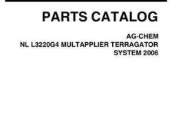 Ag-Chem 503625D1C Parts Book - L3220G4 MultApplier TerraGator (system, eff sn Rxxx1001, 2006)