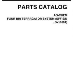 Ag-Chem 507231D1D Parts Book - Four Bin TerraGator (system, eff sn Sxxx1001, 2007)