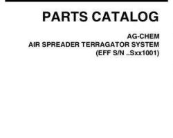 Ag-Chem 507362D1C Parts Book - Air Spreader TerraGator (system, eff sn Sxxx1001, 2007)