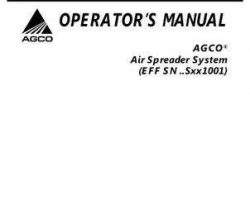 Ag-Chem 507363D1B Operator Manual - Air Spreader TerraGator (system, 2007)