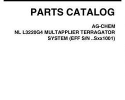 Ag-Chem 507396D1C Parts Book - L3220G4 MultApplier TerraGator (system, eff sn Sxxx1001, 2007)