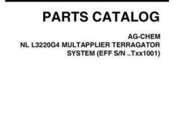 Ag-Chem 515114D1B Parts Book - L3220G4 MultApplier TerraGator (system, eff sn Txxx1001, 2008)