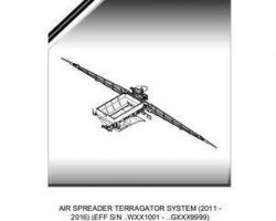 Ag-Chem 542931D1G Parts Book - Air Spreader TerraGator (system, eff sn Wxxx1001, 2011)