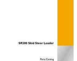 Parts Catalog for Case Skid steers / compact track loaders model SR200