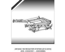 Ag-Chem 551988D1E Parts Book - Air Max 180 RoGator (system, eff sn Cxxx1001, 2012)