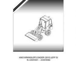 Willmar 554804D1B Parts Book - 4565 Wrangler Loader (eff sn Cxx1001, 2012)