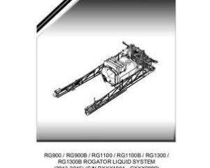 Ag-Chem 562722D1D Parts Book - RoGator Liquid (system, eff sn Dxxx1001, 2013)