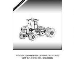 Ag-Chem 568647D1C Parts Book - TG8400B TerraGator (chassis, eff Fxxx1001, 2015)