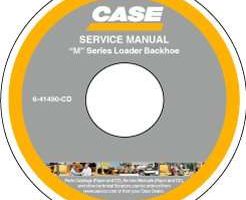 Service Manual on CD for Case Loader backhoes model 580M