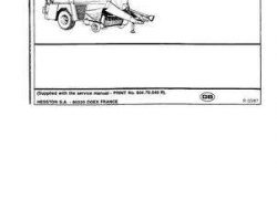 Hesston 60470040 Operator Manual - 4700 Big Square Baler (1987)