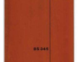 AGCO Allis 6217795 Operator Manual - BS345 Bale Thrower