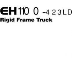 Parts Catalogs for Hitachi Eh Series model Eh1100 Construction And Mining
