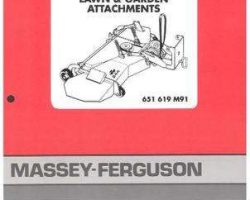 Massey Ferguson 651619M91 Parts Book - 100 Dump Cart / 128 Attach. / 138 Ft. Attach. / 140 Rr Bag. / 142