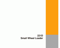 Parts Catalog for Case Wheel loaders model 221D