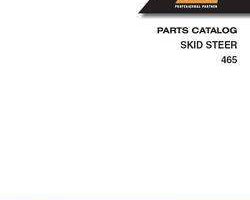 Parts Catalog for Case Skid steers / compact track loaders model 465