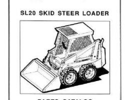 Hesston 700000723 Parts Book - SL20 Skid Steer Loader