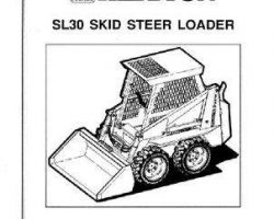 Hesston 700000724 Parts Book - SL30 Skid Steer Loader