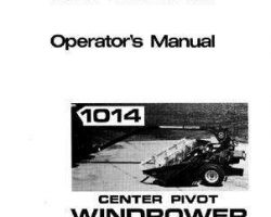 Hesston 700700958 Operator Manual - 1014 Mower Conditioner (1983)