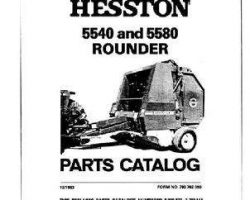 Hesston 700702090 Parts Book - 5540 / 5580 Round Baler