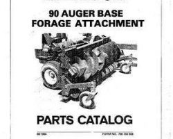 Hesston 700704608 Parts Book - 90 Auger Base Forage Attachment (1984)