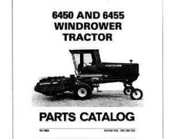 Hesston 700704720 Parts Book - 6450 (eff sn 650) / 6455 (1984) Windrower