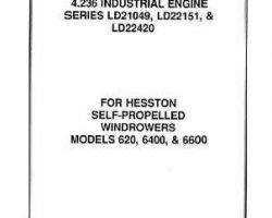 Hesston 700705272 Parts Book - 4.236 Perkins Engine (LD21049 / LD22151 / LD22420) (1985)
