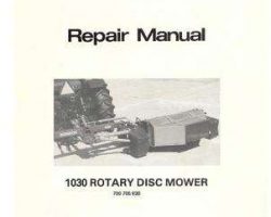 Hesston 700705630 Service Manual - 1030 Rotary Disc Mower / 1035 Conditioner (1984)