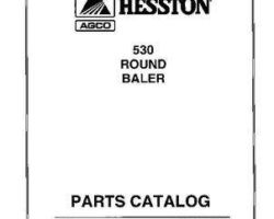 Hesston 700708084E Parts Book – 530 Round Baler