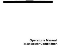 Hesston 700708699E Operator Manual - 1130 Mower Conditioner
