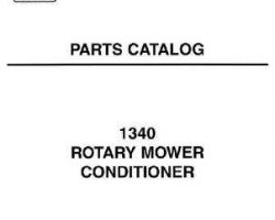 Hesston 700712625D Parts Book - 1340 Mower Conditioner
