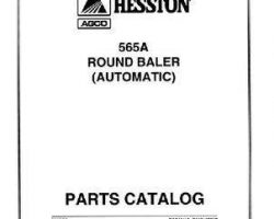 Hesston 700712776F Parts Book - 565A Round Baler (automatic)